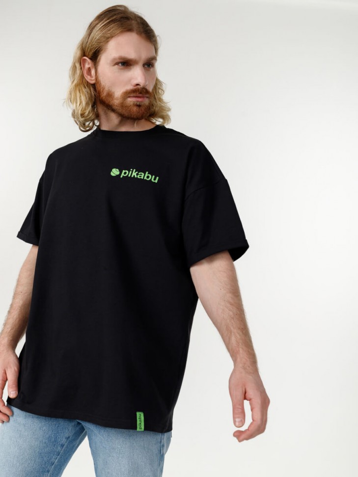 Футболка «Pikabu», чёрная