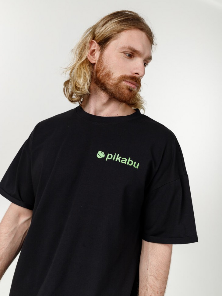 Футболка «Pikabu», чёрная