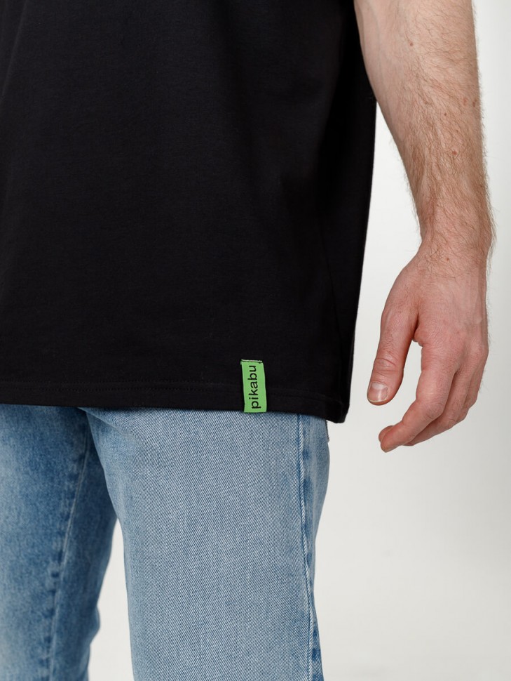 Футболка «Pikabu», чёрная