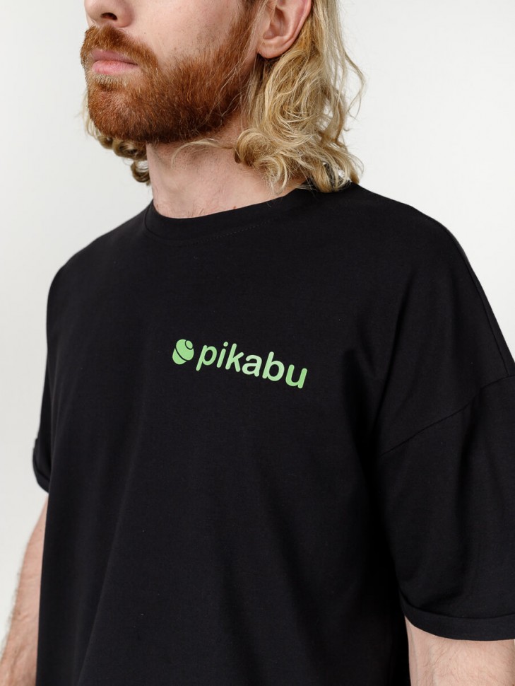 Футболка «Pikabu», чёрная