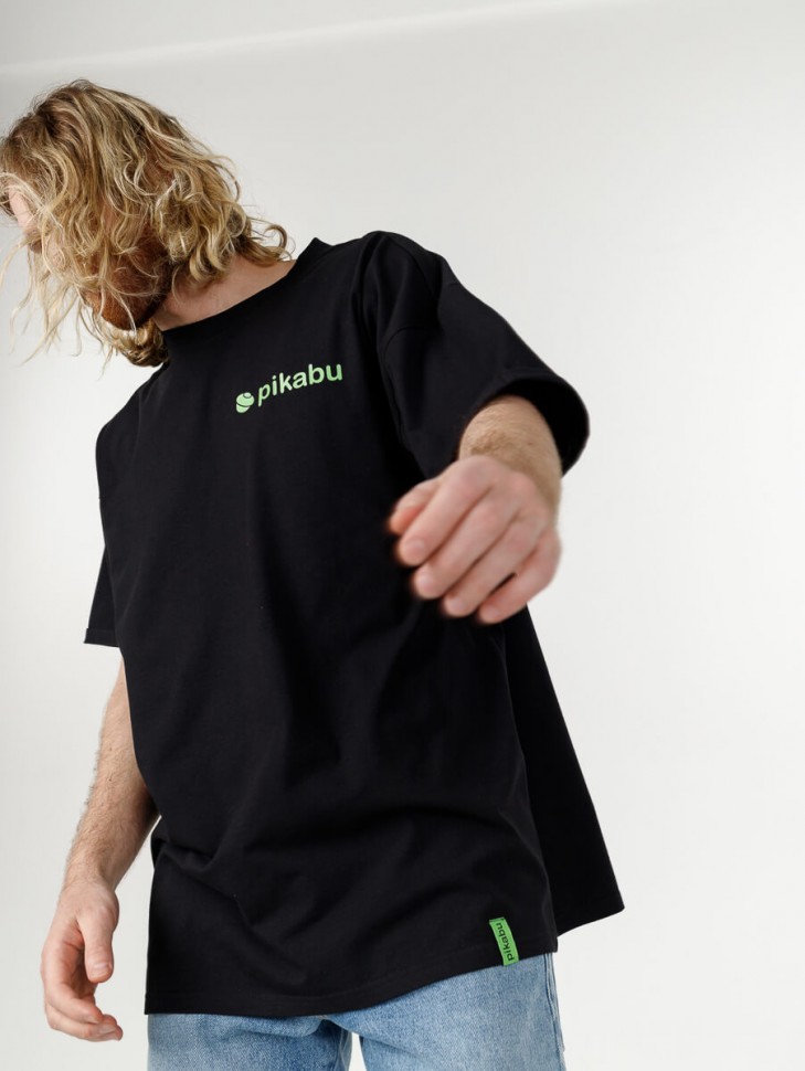Футболка «Pikabu», чёрная