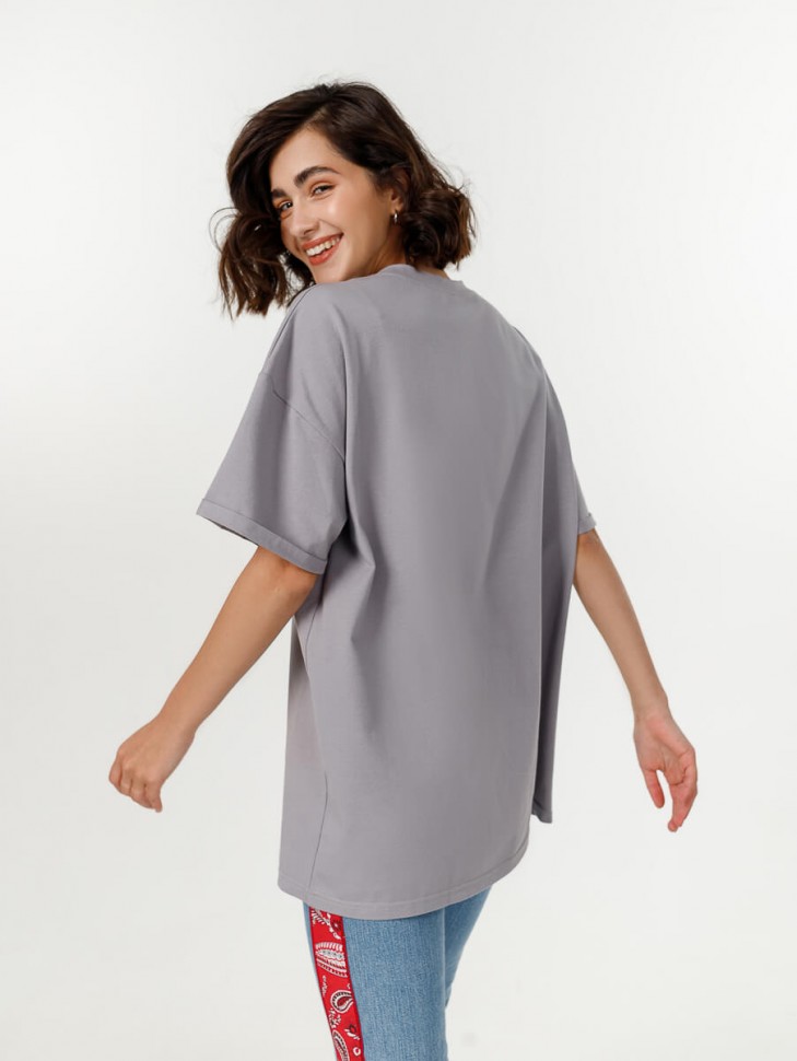 Футболка «Смущённый Печенюх», серая