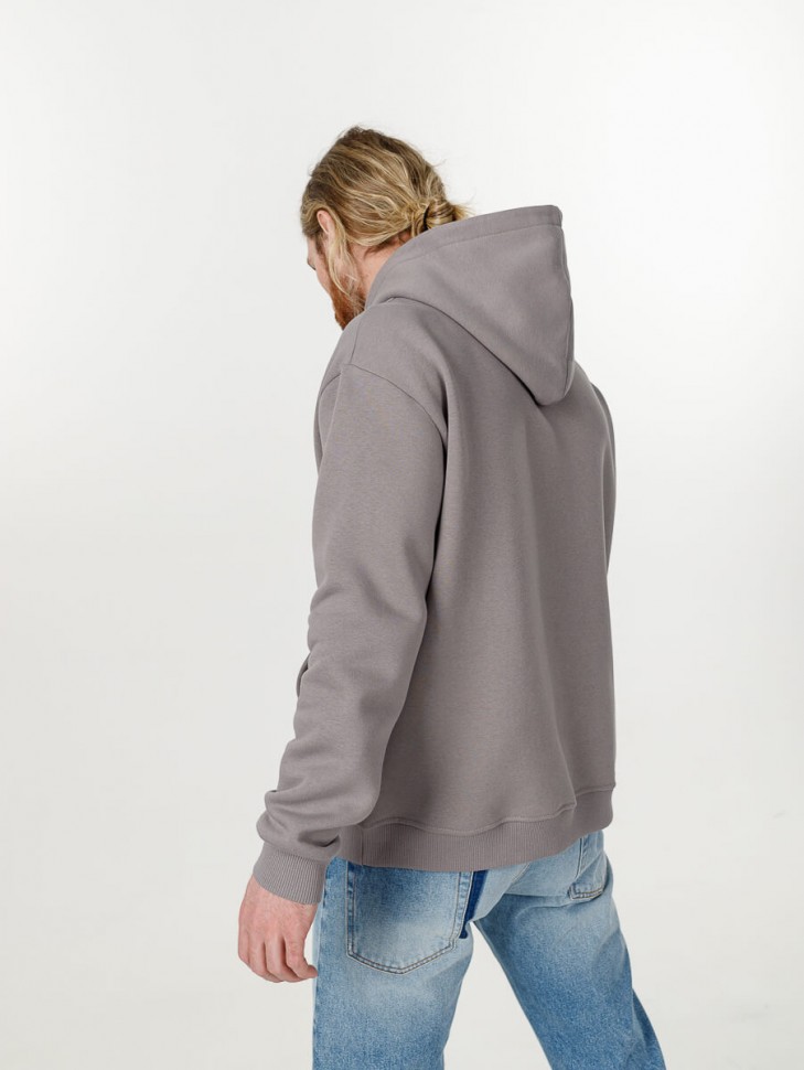 Худи «Пенный Печенюх», серое